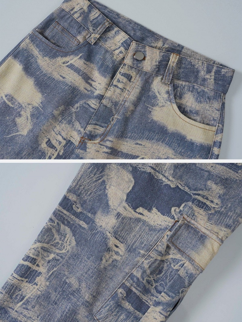 Bleu  Jean Aelfric Eden Tie Dye Distressed - NFQ-5263900